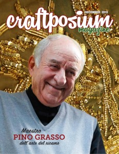 Pino Grasso nella copertina che gli ha dedicato l'Jim West, l'editore del web magazine "Craftposium"